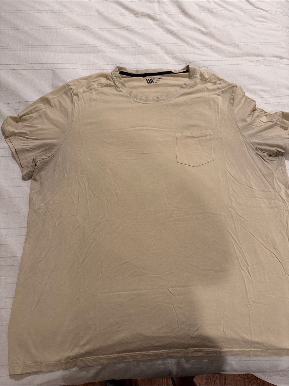 VRST Men's Tan Short-Sleeve Pocket Tee